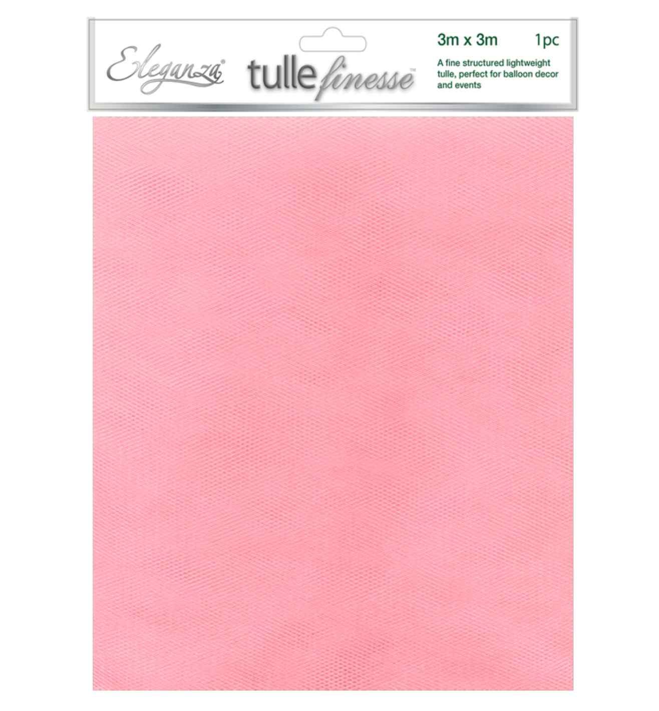 Eleganza Tulle Finesse 3m x 3m Light Pink 1ct.
