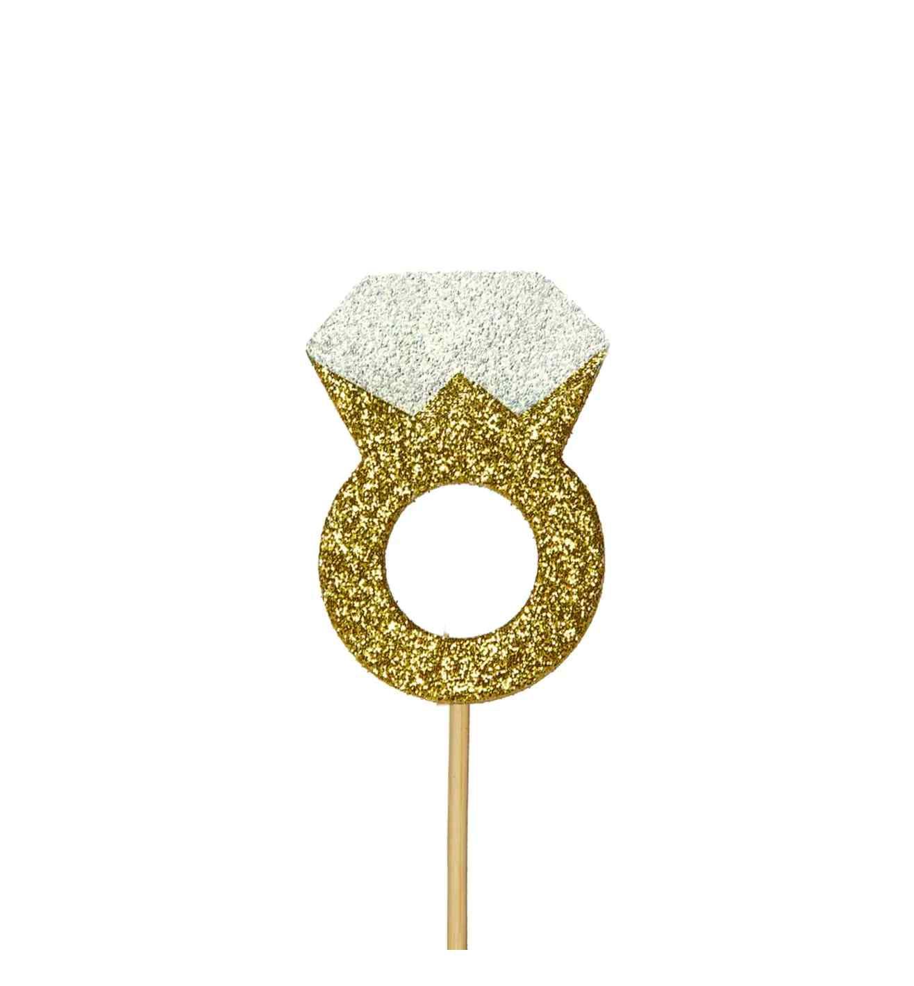 12 Engagement Ring Cakecake Toppers