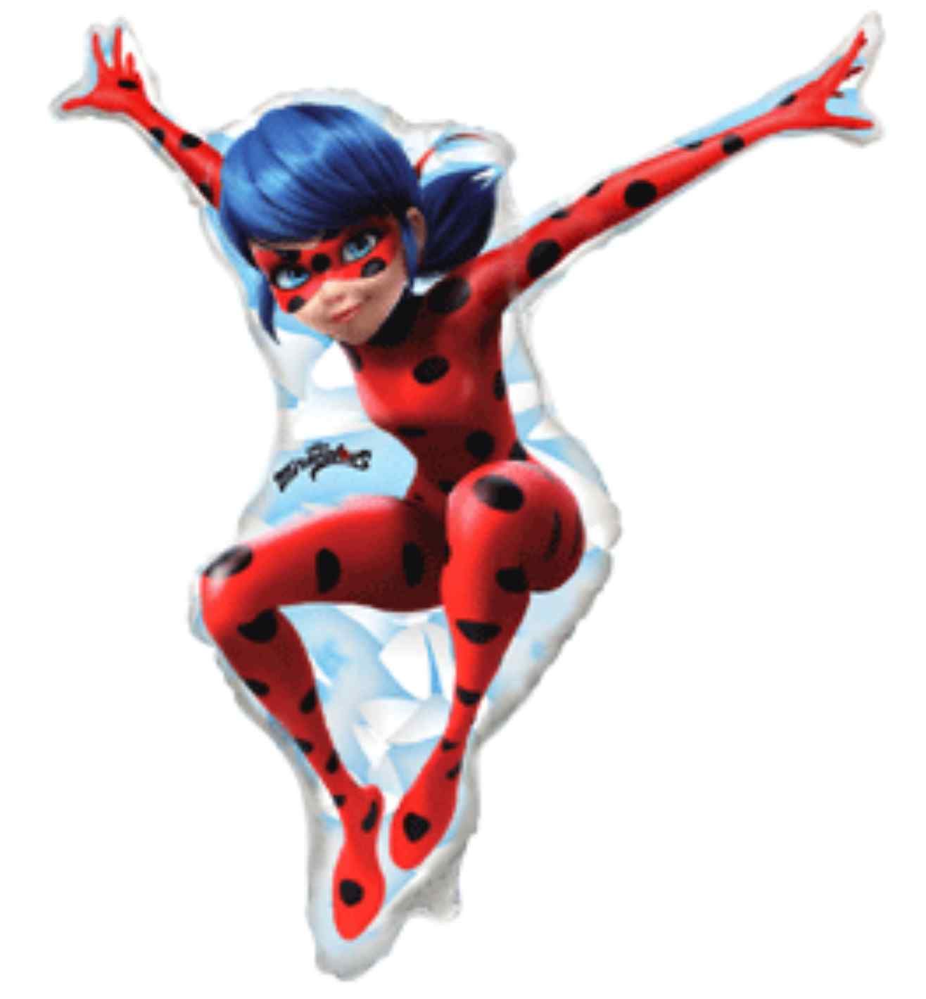 40" Flexmetal Miraculous Ladybug Foil Balloon