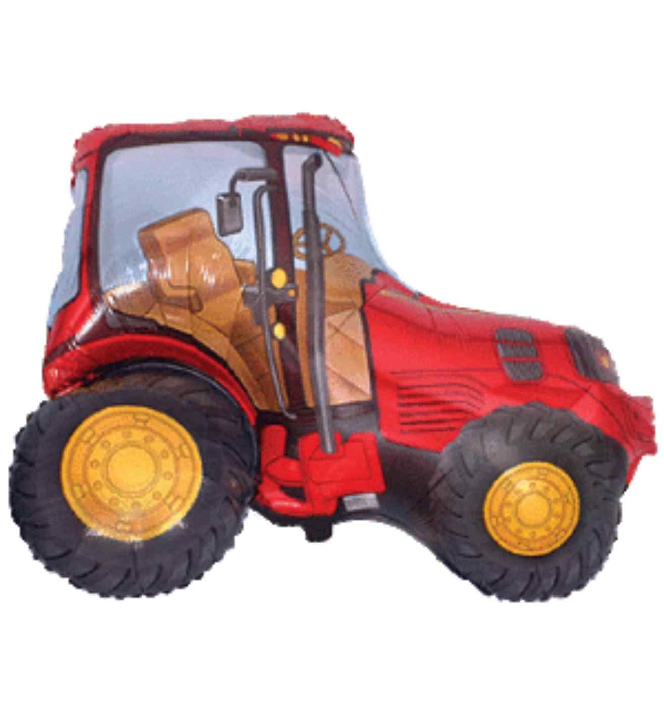 29" x 37" Flexmetal Tractor Red Supershape
