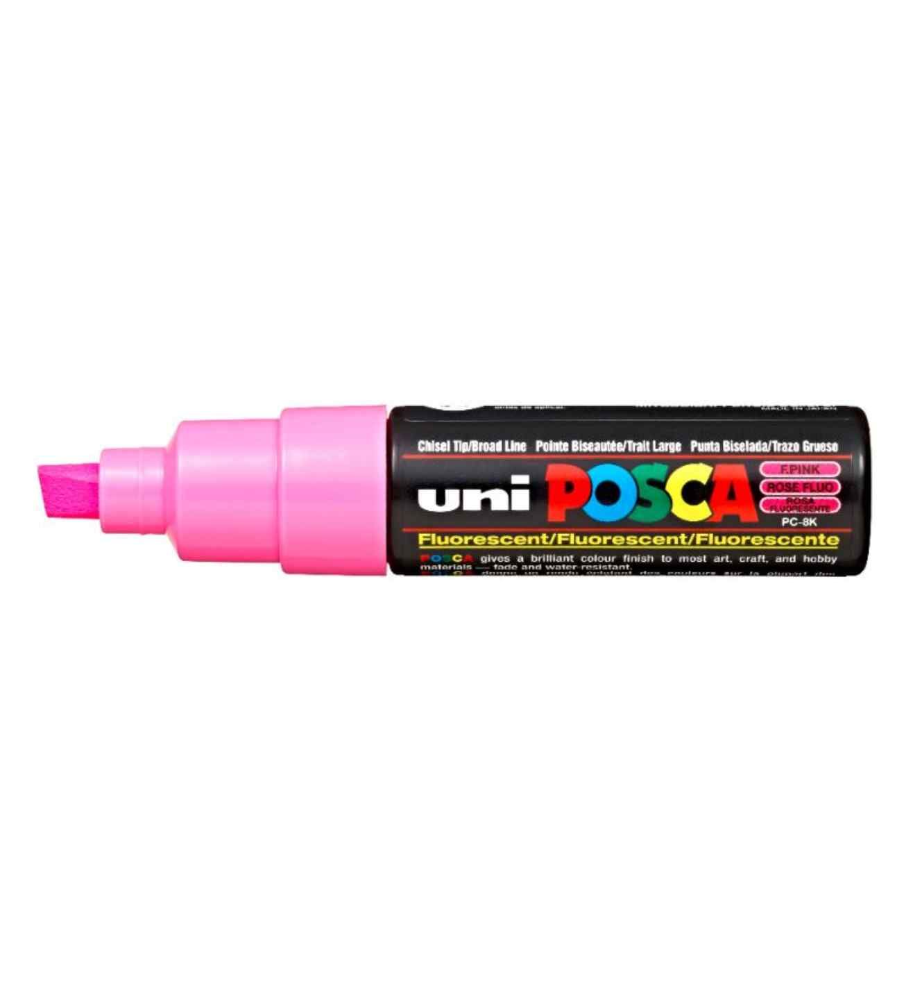 Fluo Pink POSCA Broad Chisel Tip