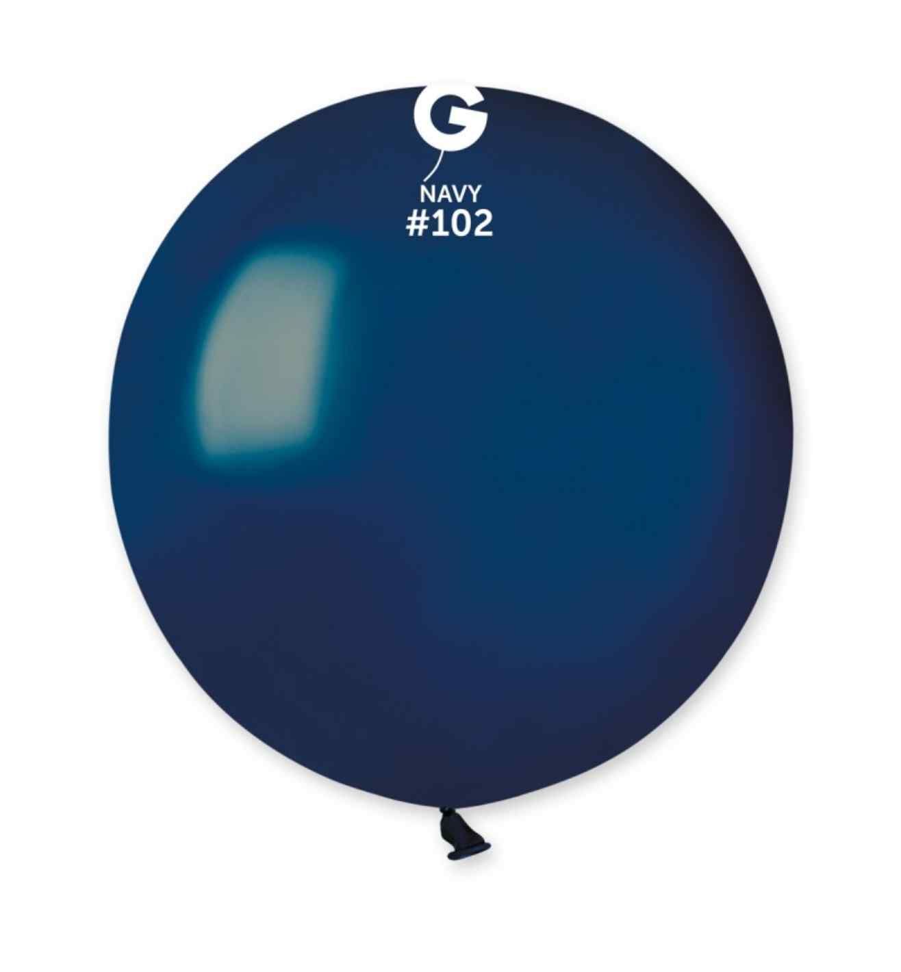 19" Gemar Navy Latex 25ct