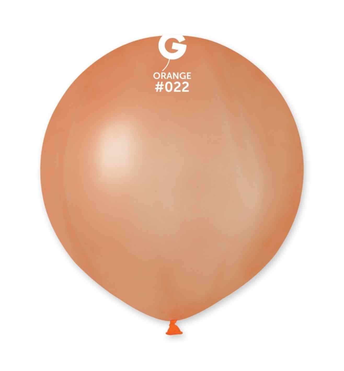 19" Gemar Neon Orange Latex 25ct