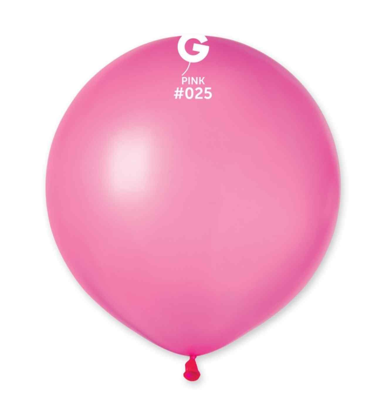 19" Gemar Neon Pink Latex 25ct