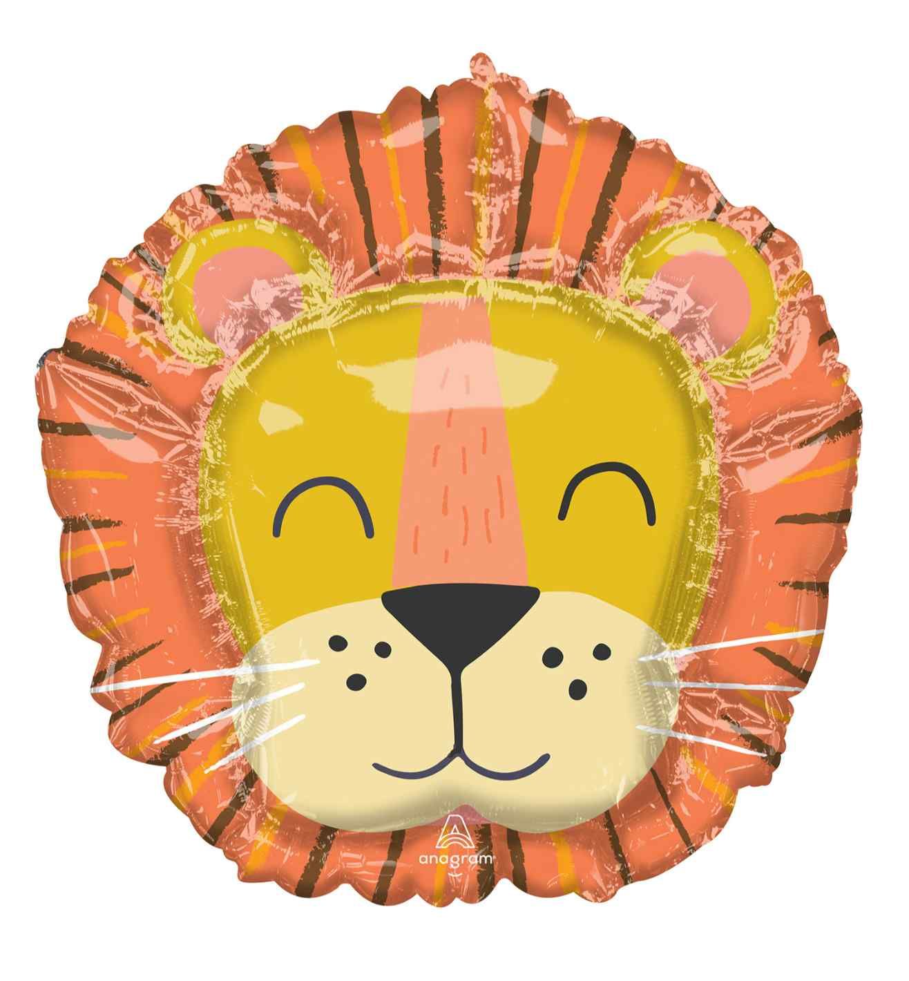 Get Wild Lion Supershape Foil Balloon