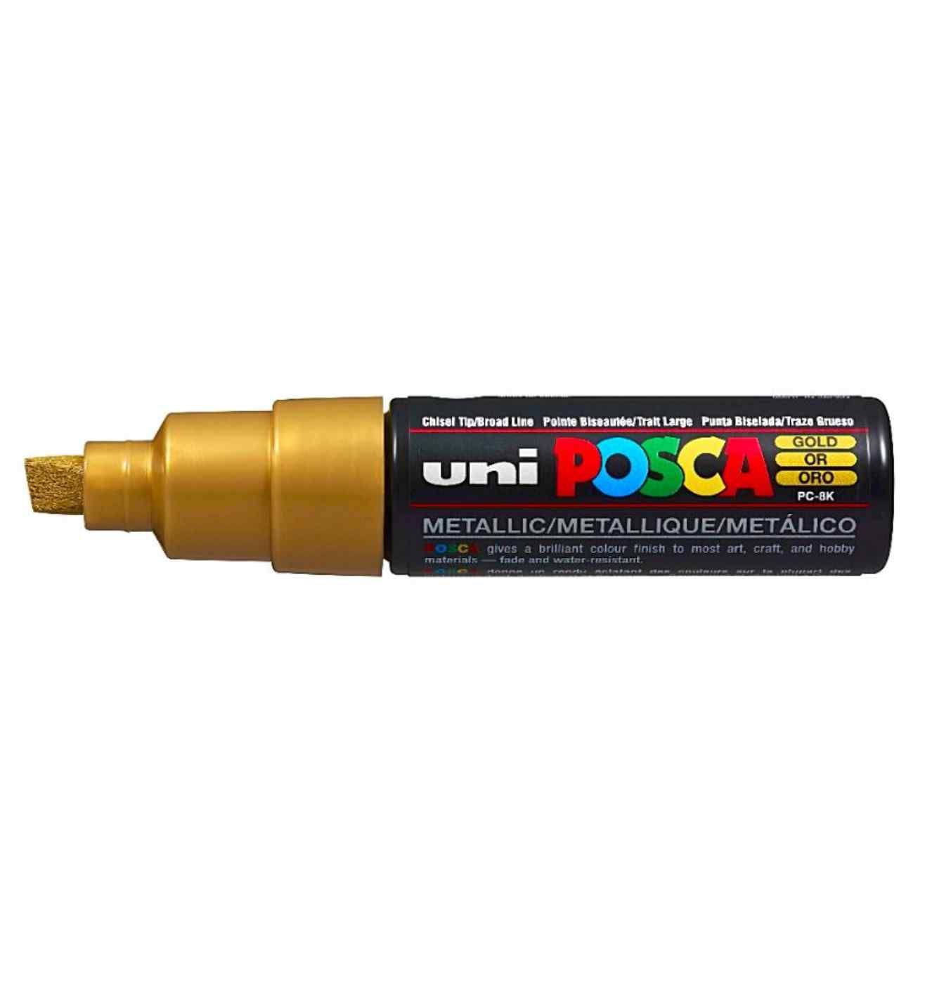 Gold POSCA Broad Chisel Tip