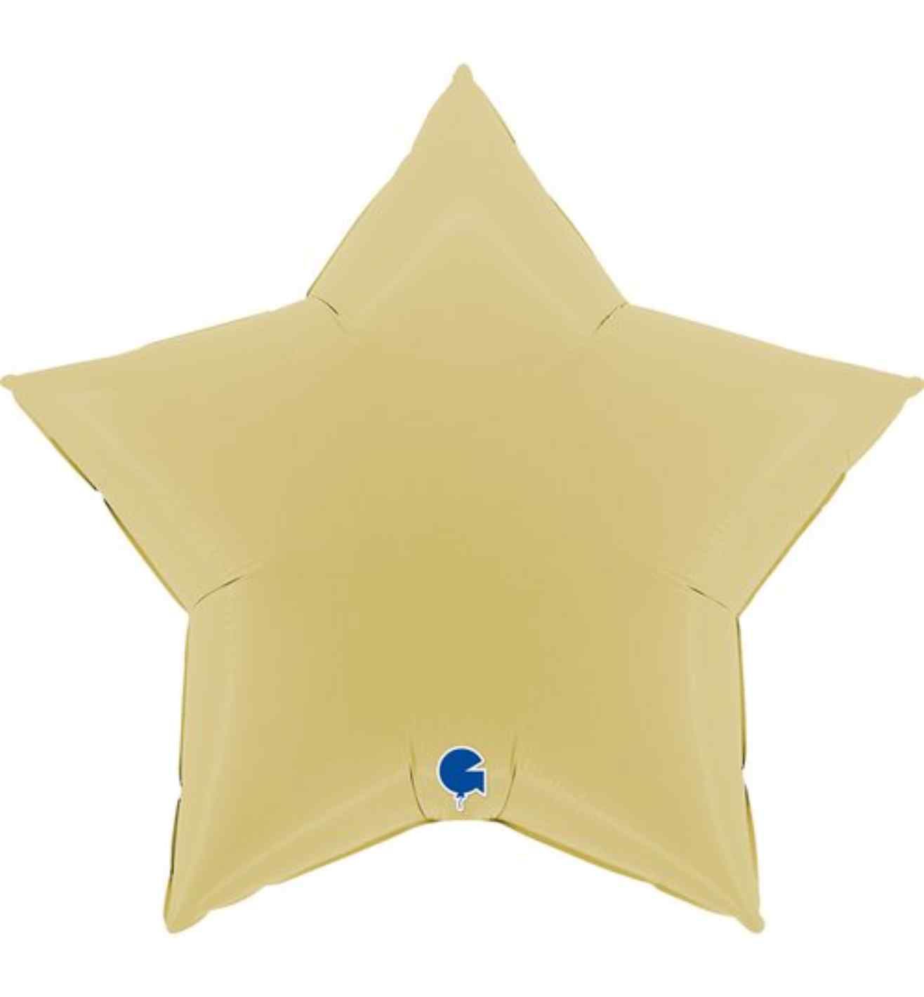 36" Grabo Matte Yellow Star
