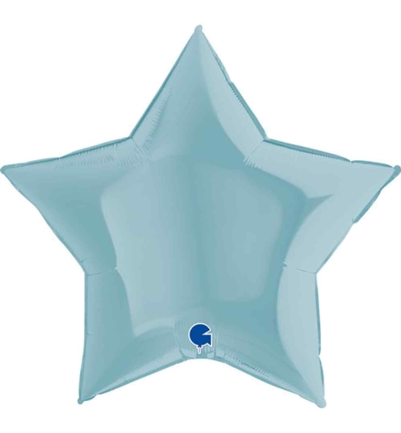 36" Grabo Pastel Blue Star