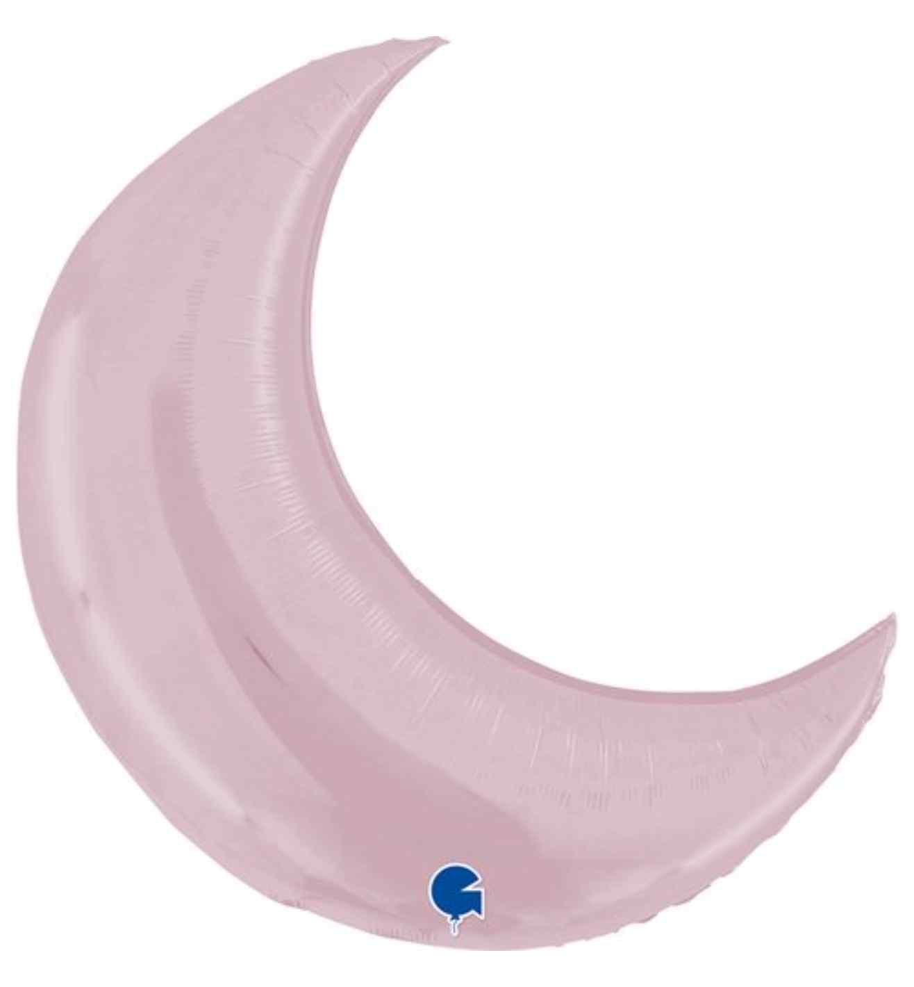 36" Grabo Moon Pastel Pink Shape