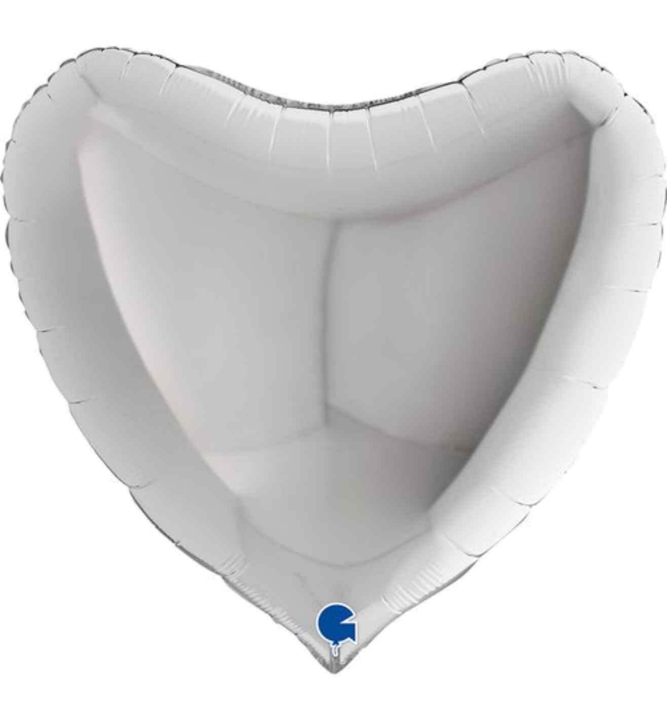 36" Grabo Silver Heart