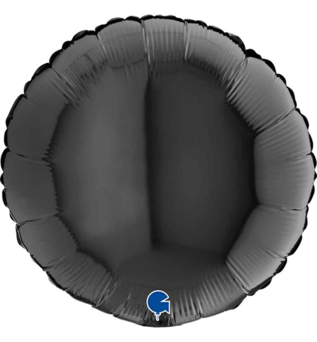 18" Grabo Round Black Foil