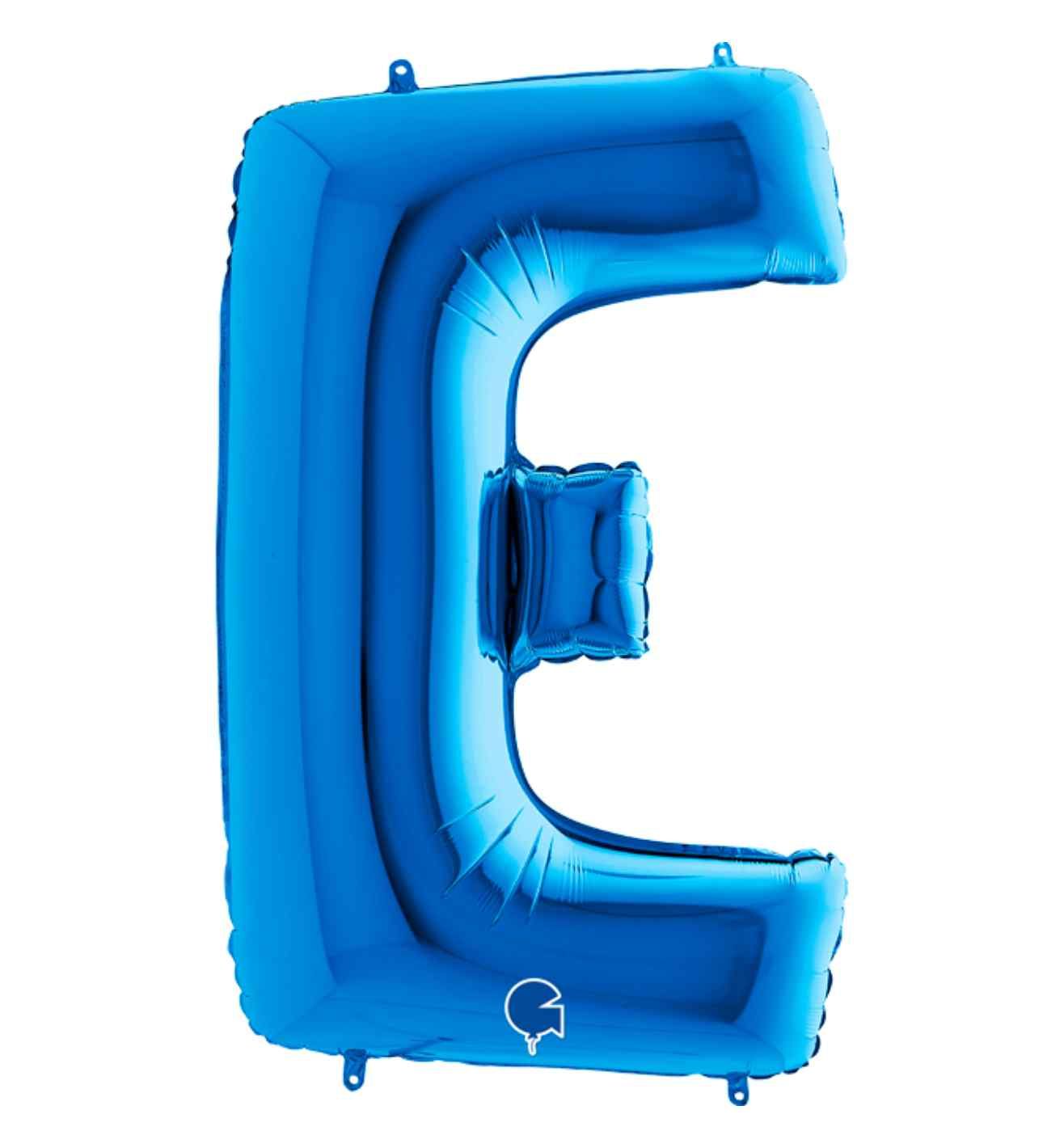 40" Grabo Blue Letter E