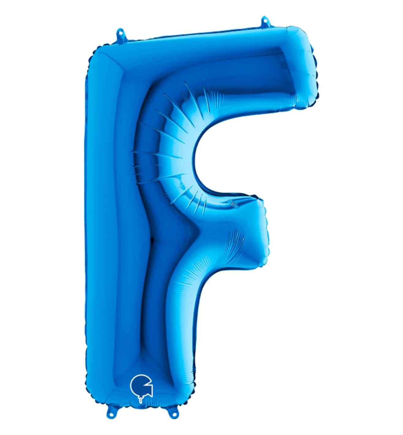 40" Grabo Blue Letter F
