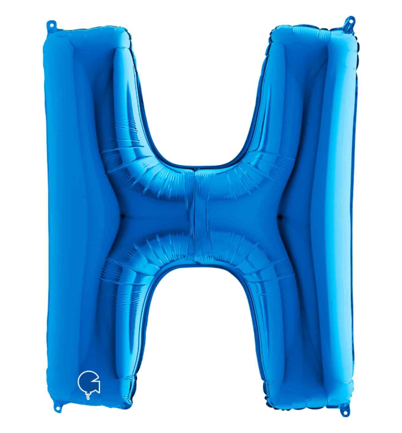 40" Grabo Blue Letter H