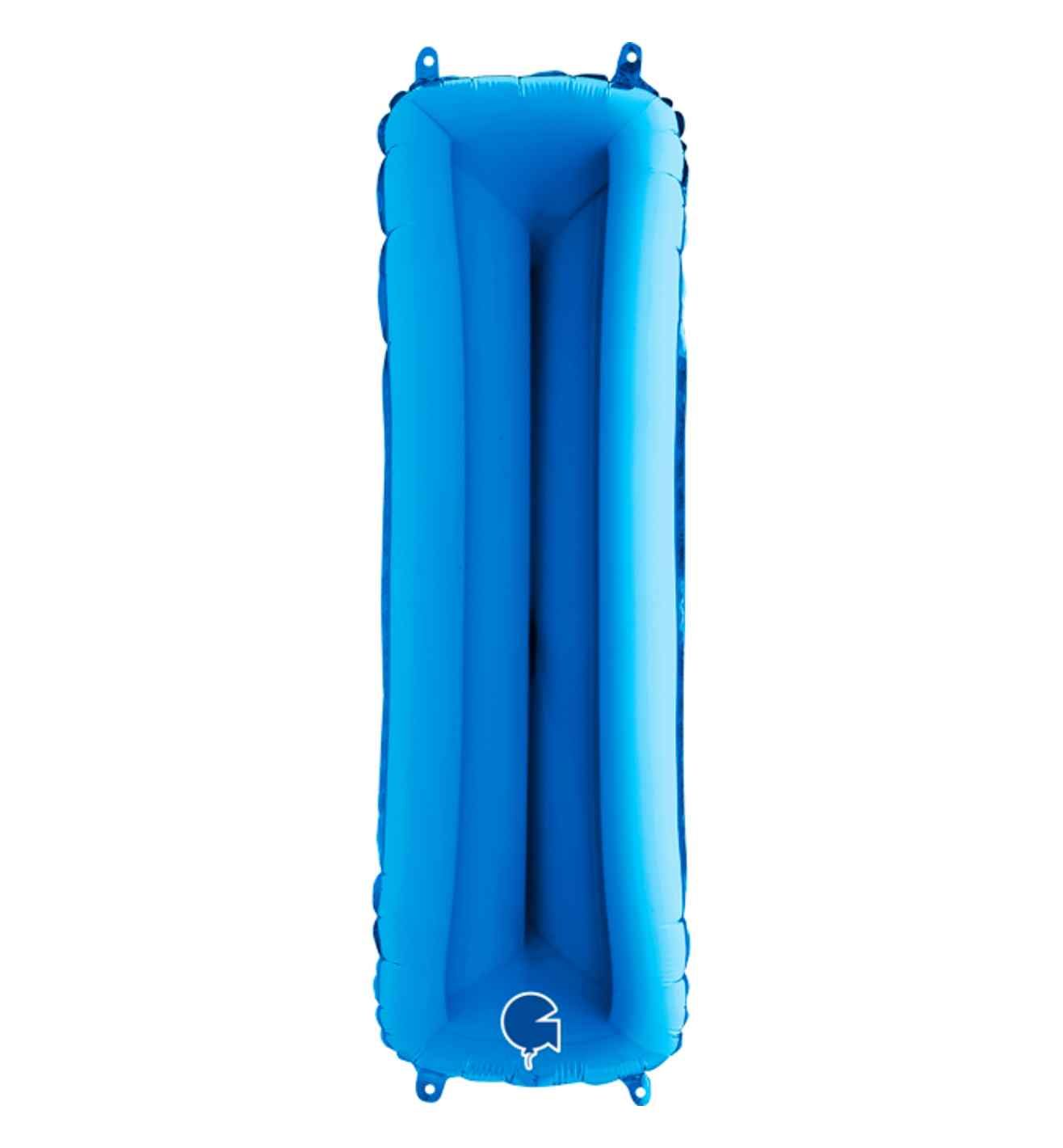 40" Grabo Blue Letter I