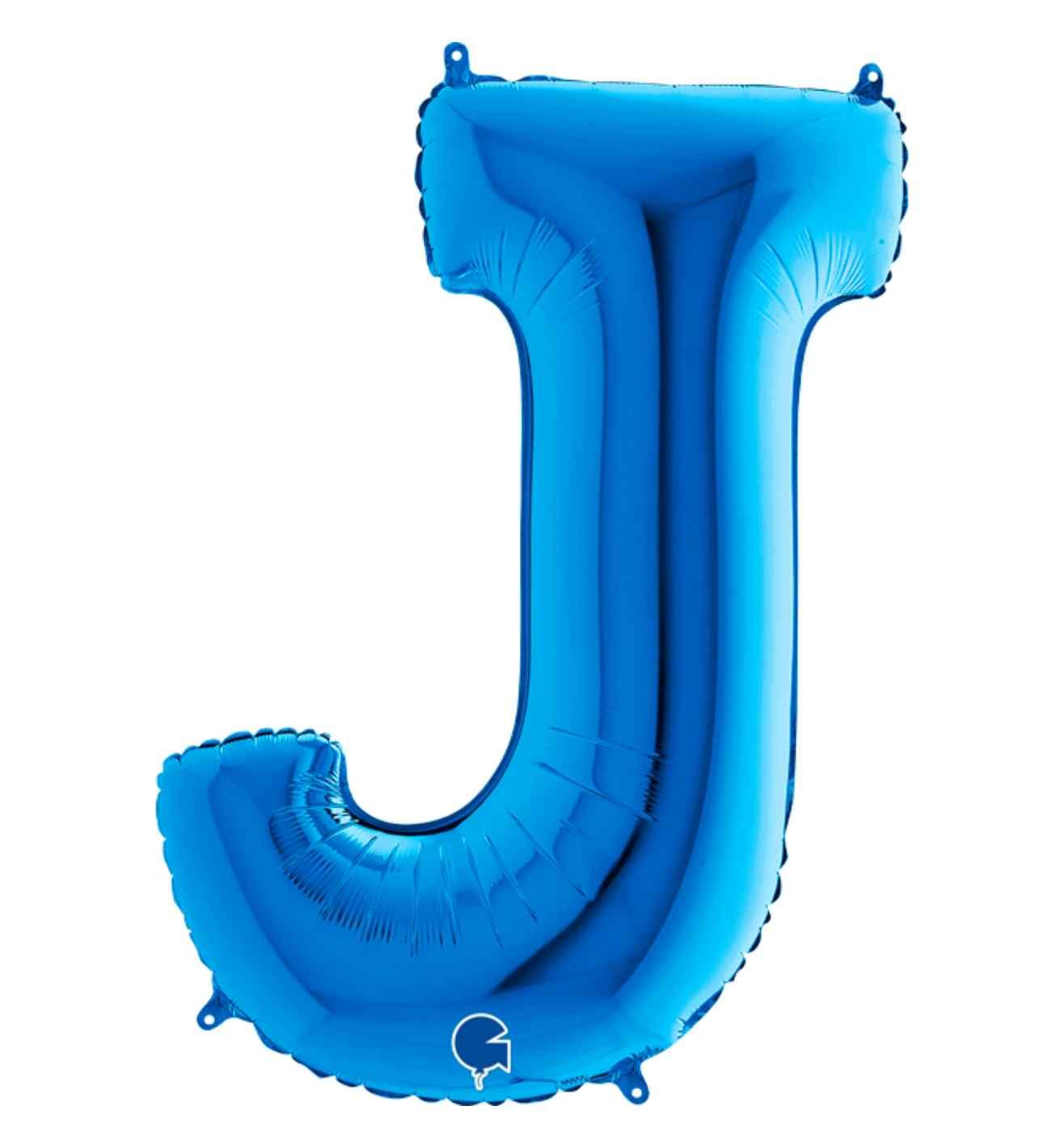 40" Grabo Blue Letter J