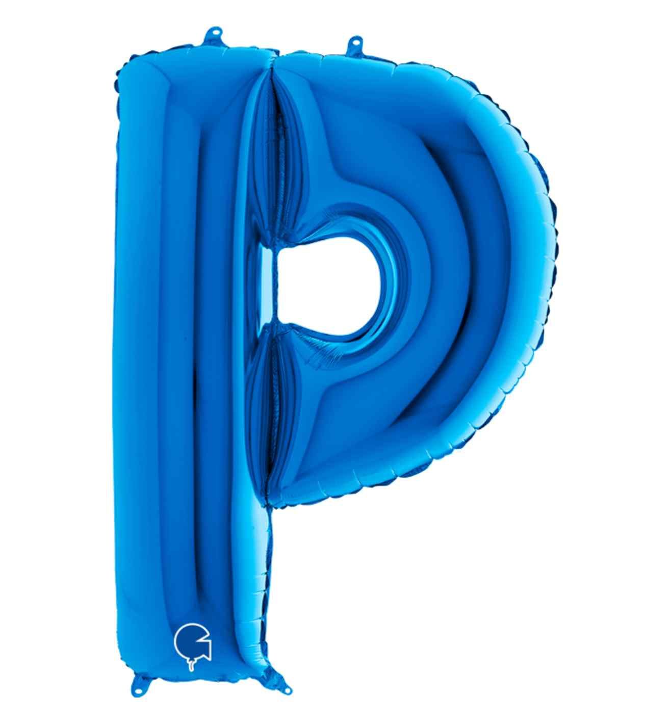 40" Grabo Blue Letter P