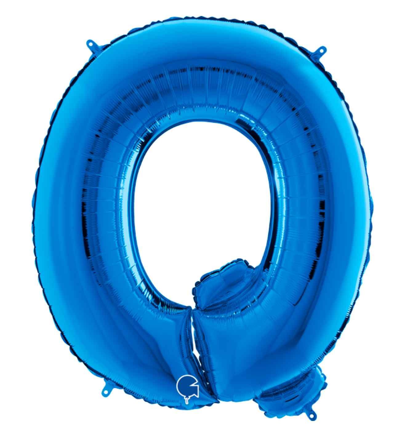 40" Grabo Blue Letter Q
