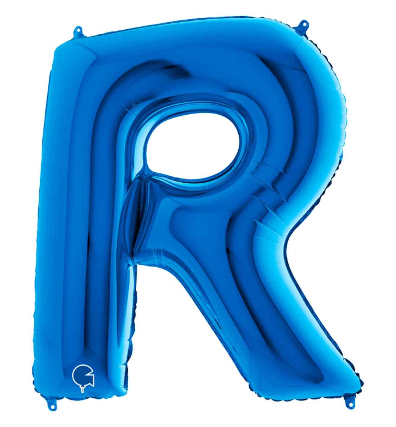40" Grabo Blue Letter R