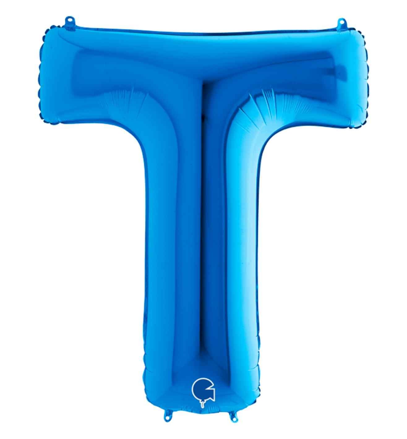 40" Grabo Blue Letter T