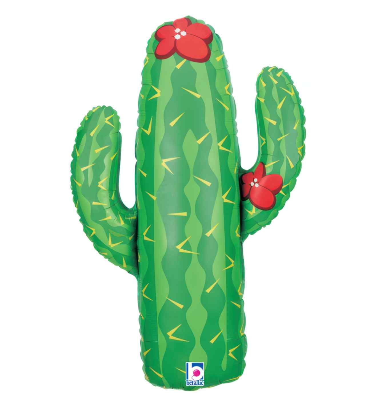41" Betallic Cactus Foil Balloon