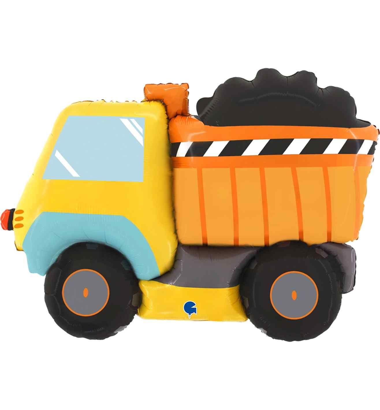 34" Grabo Dumper Truck Foil Balloon