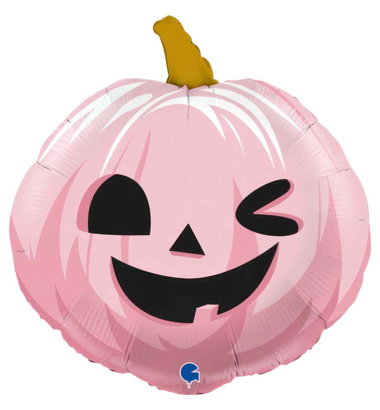 22" Funny Pumpkin Pink
