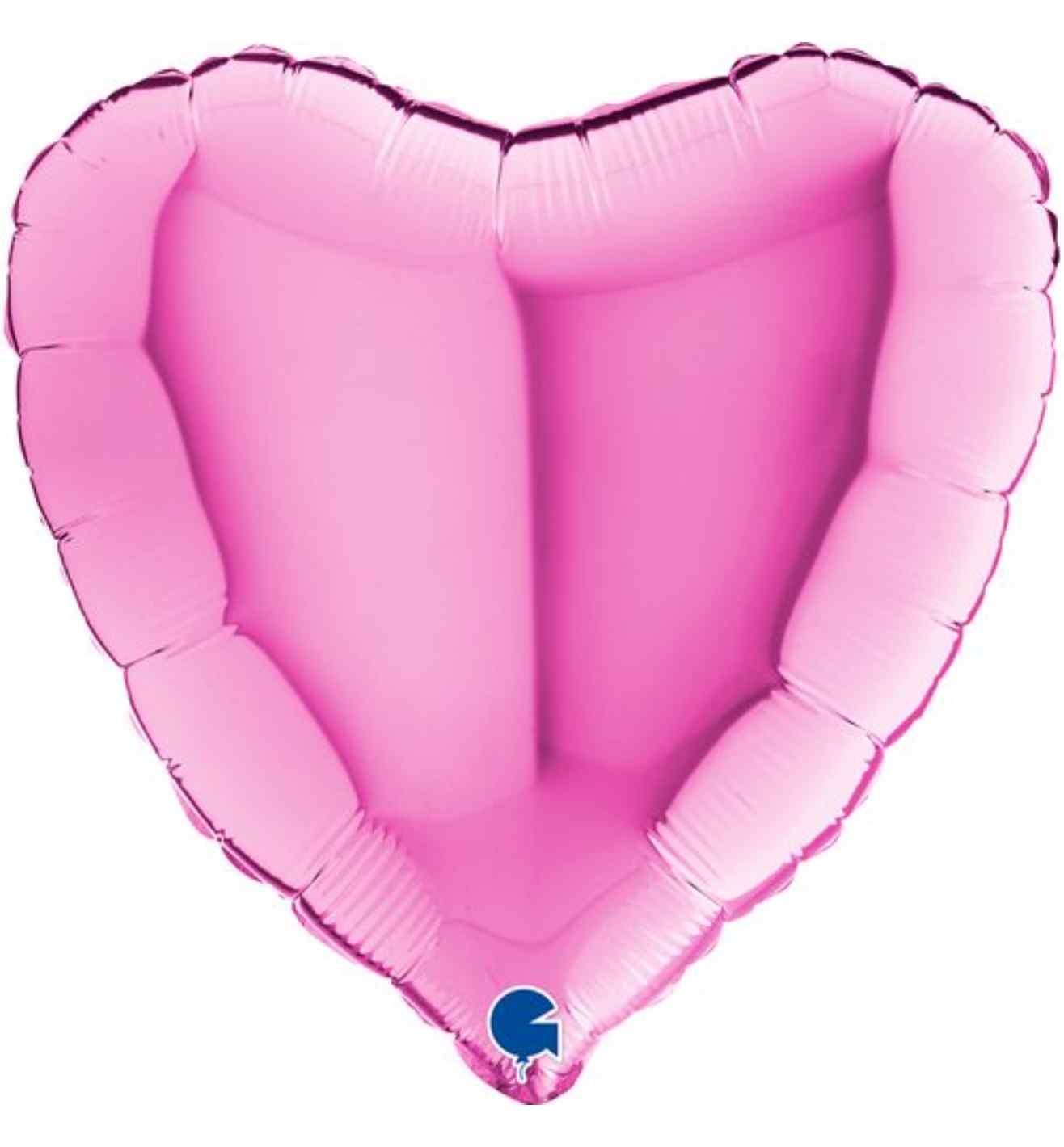 18" Grabo Heart Fuxia Foil