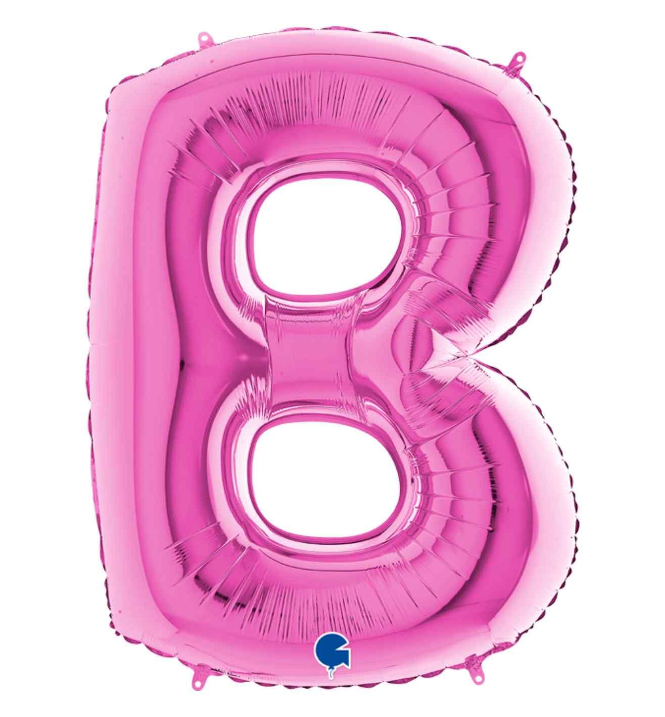 40" Grabo Fuxia Letter B