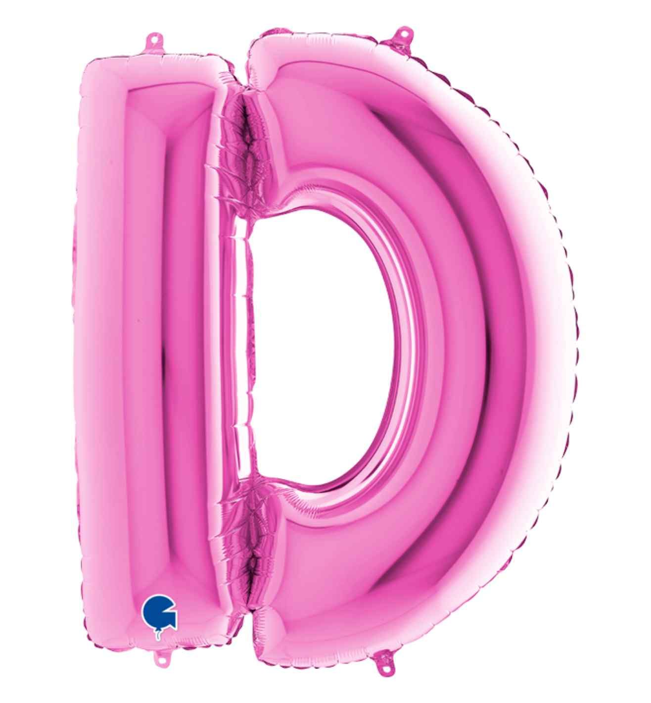 40" Grabo Fuxia Letter D