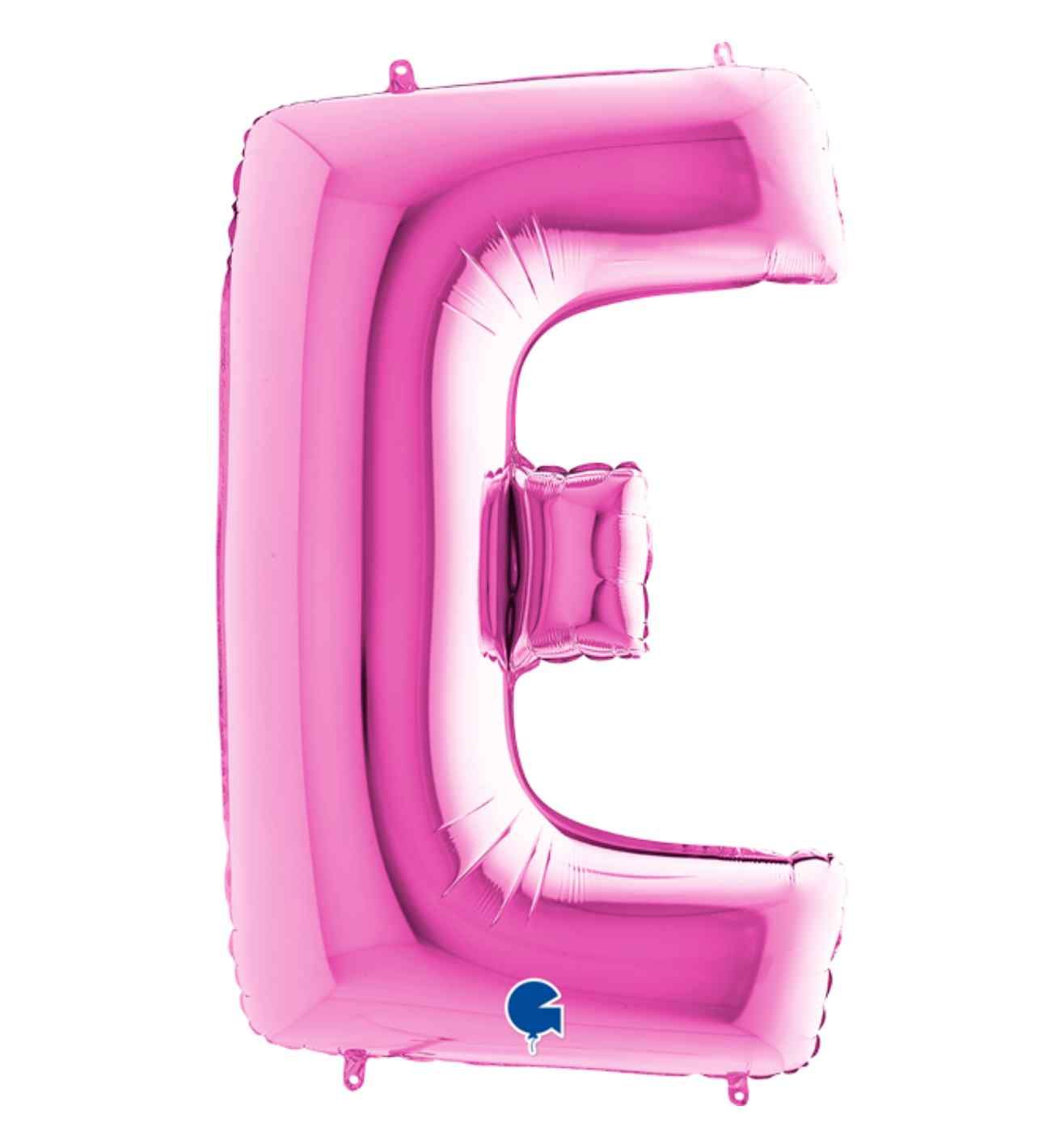 40" Grabo Fuxia Letter E