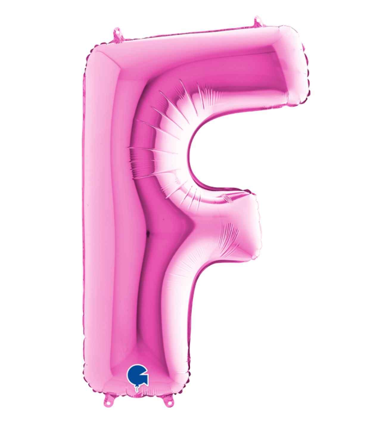 40" Grabo Fuxia Letter F