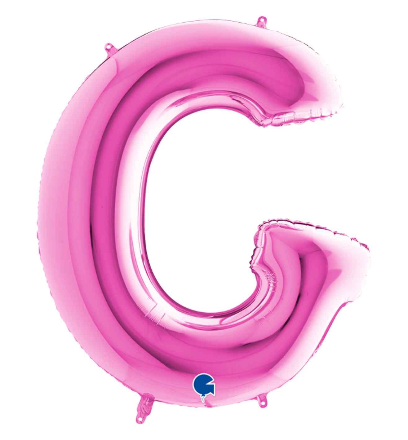40" Grabo Fuxia Letter G