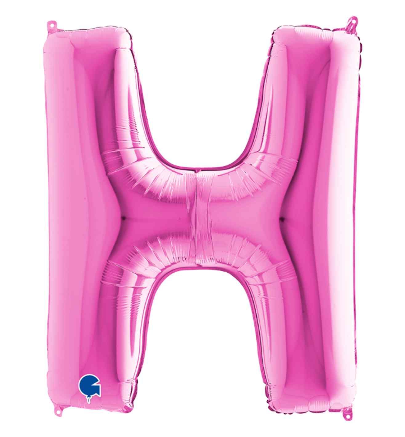 40" Grabo Fuxia Letter H