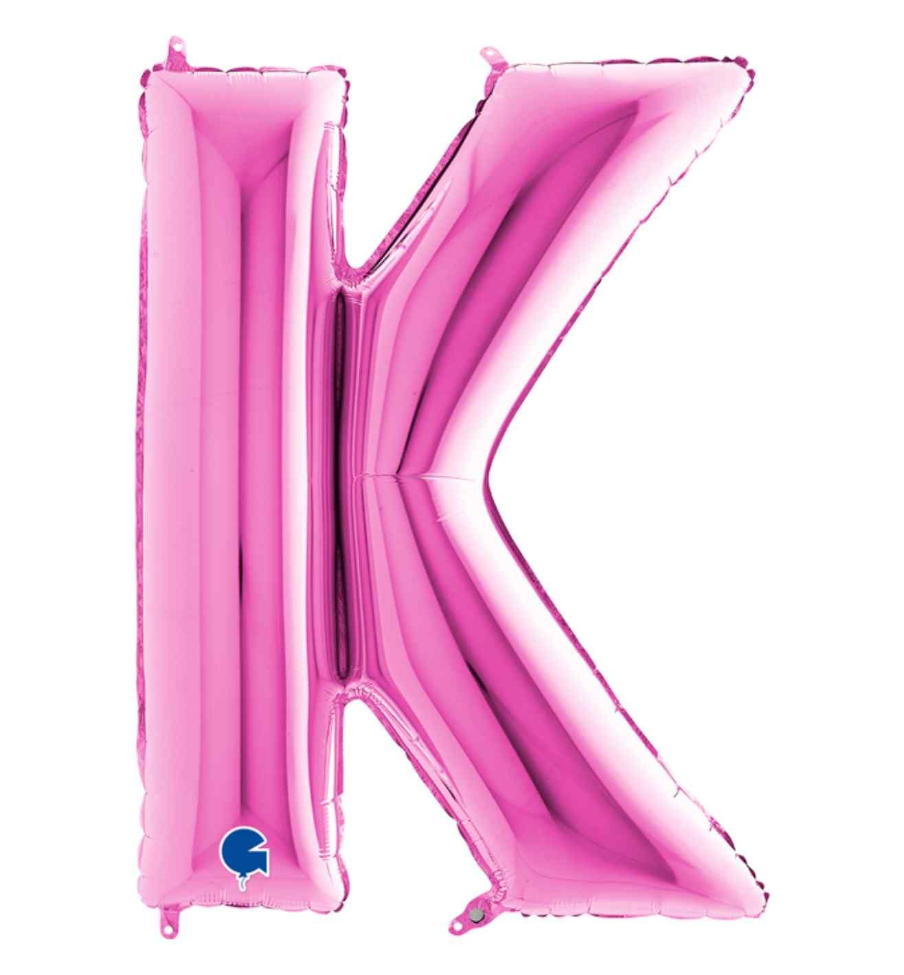 40" Grabo Fuxia Letter K