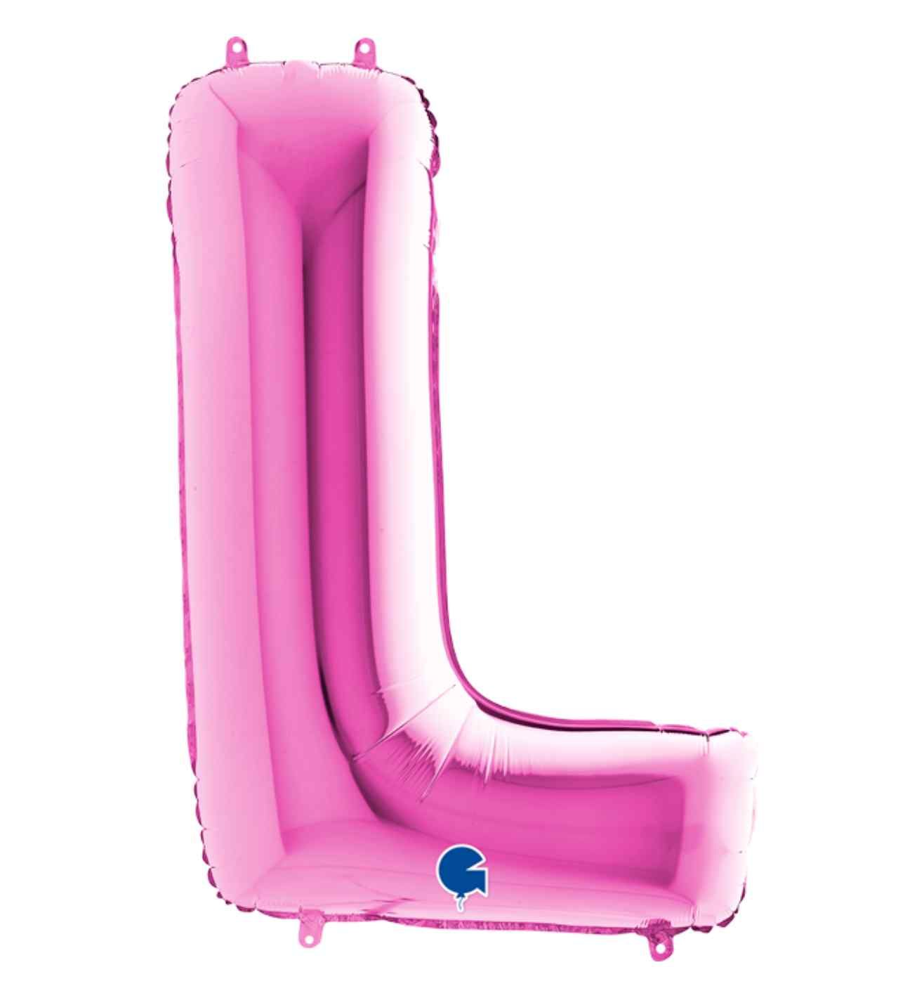 40" Grabo Fuxia Letter L