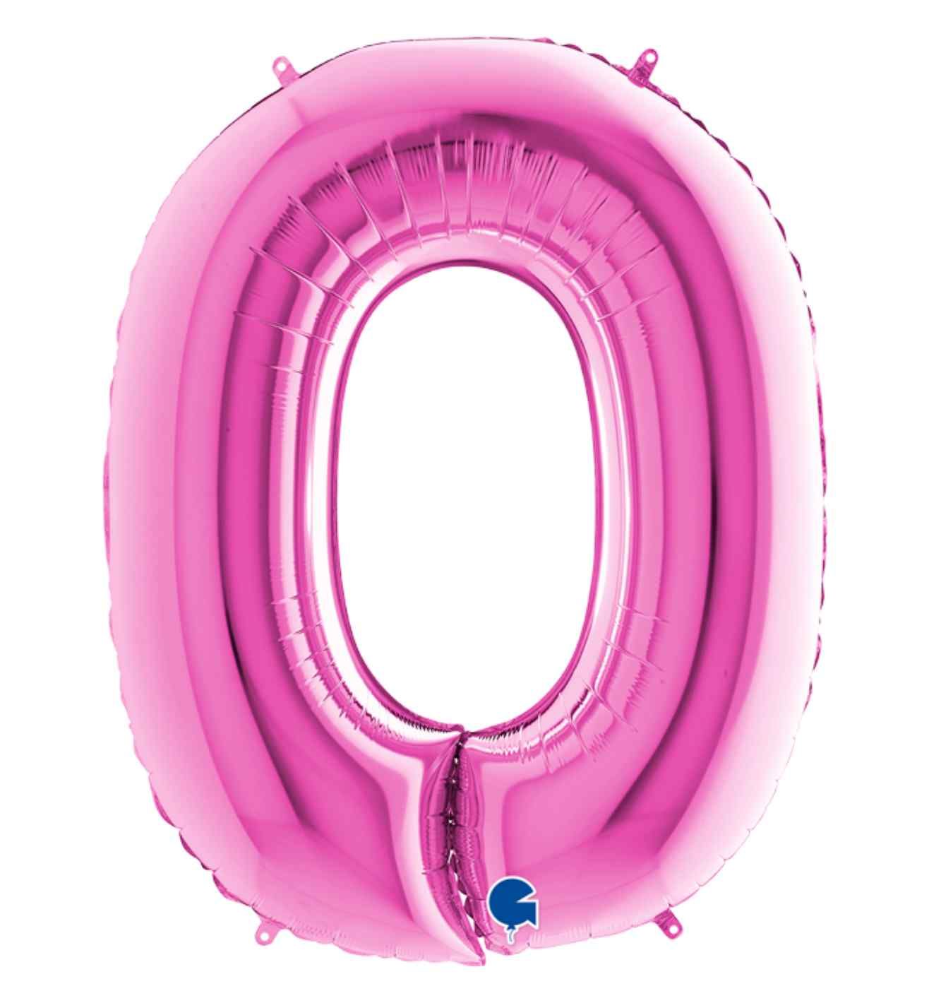 40" Grabo Fuxia Letter O