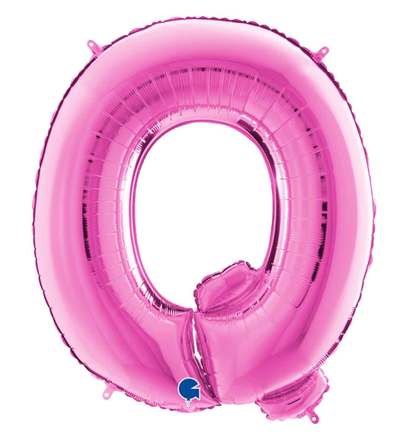 40" Grabo Fuxia Letter Q