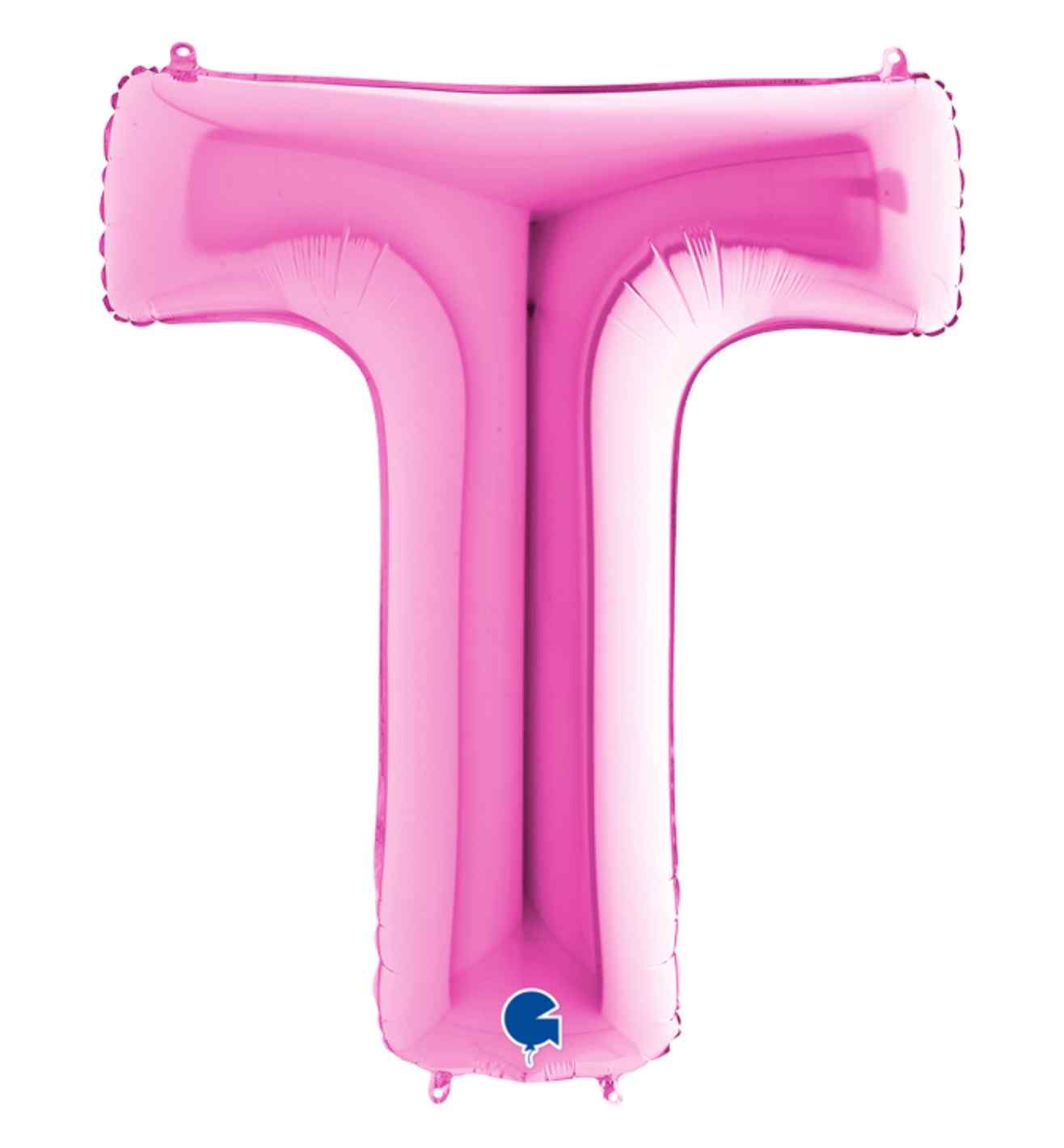 40" Grabo Fuxia Letter T