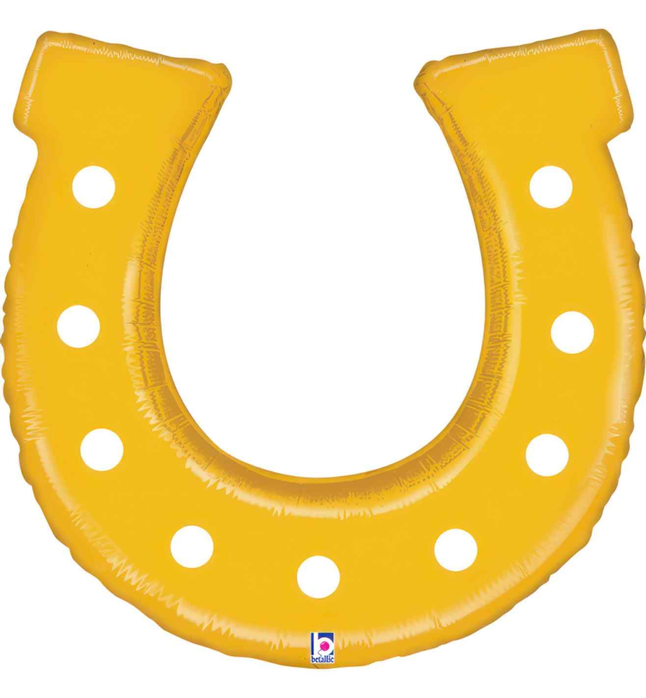 38" Betallic Golden Horseshoe Supershape