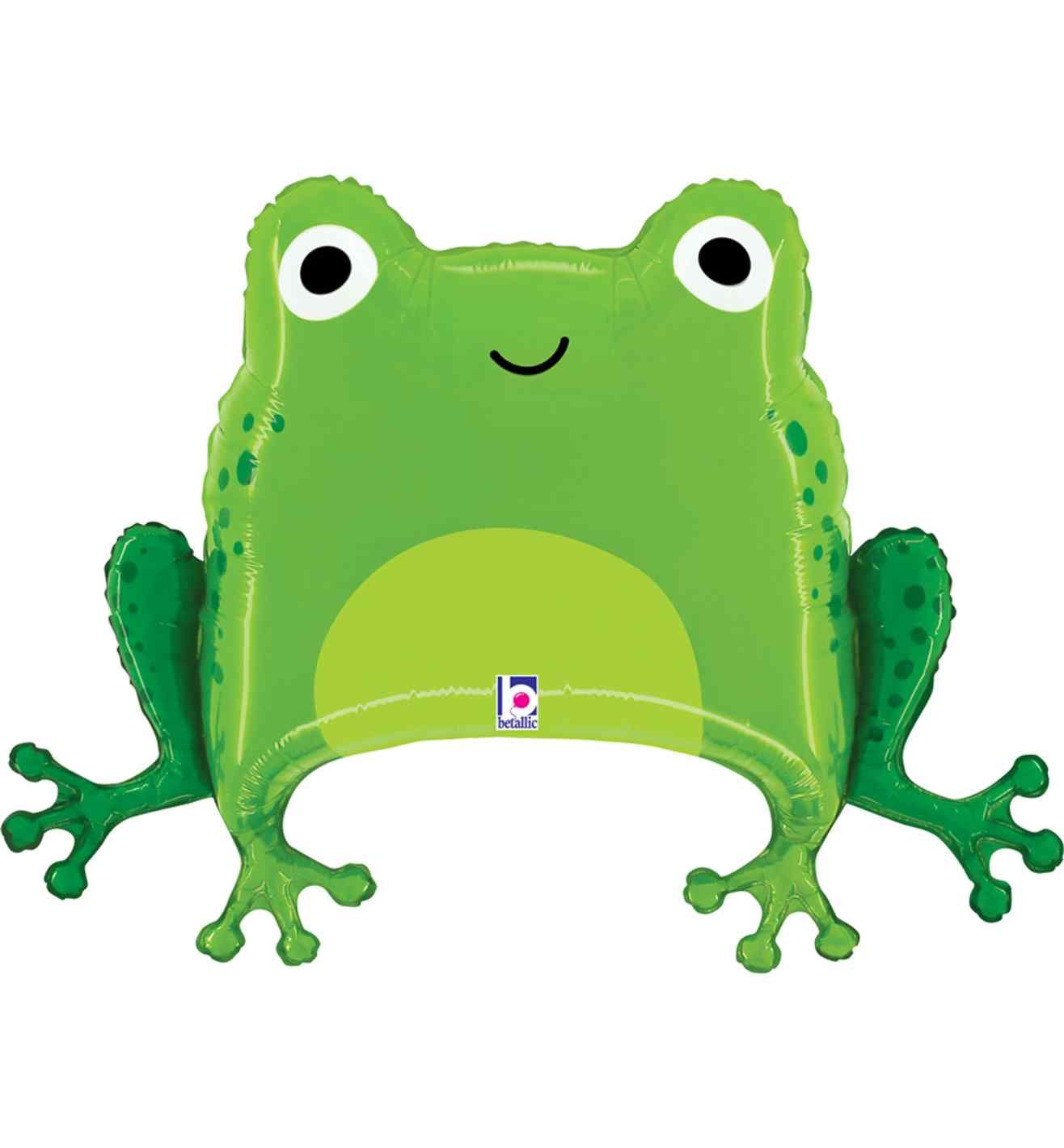28" Grabo Green Frog Foil Balloon