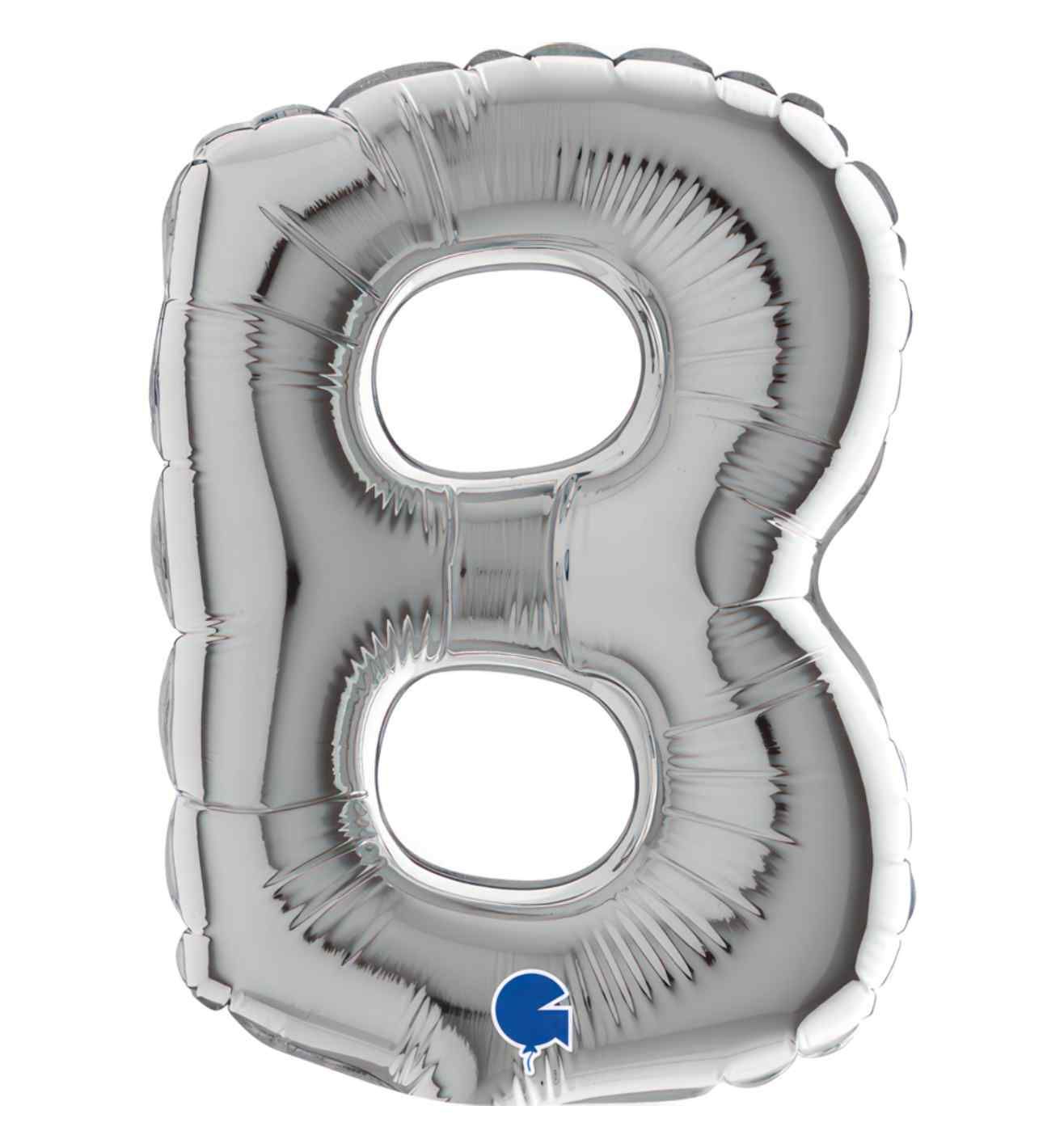 7" Grabo Silver Letter B