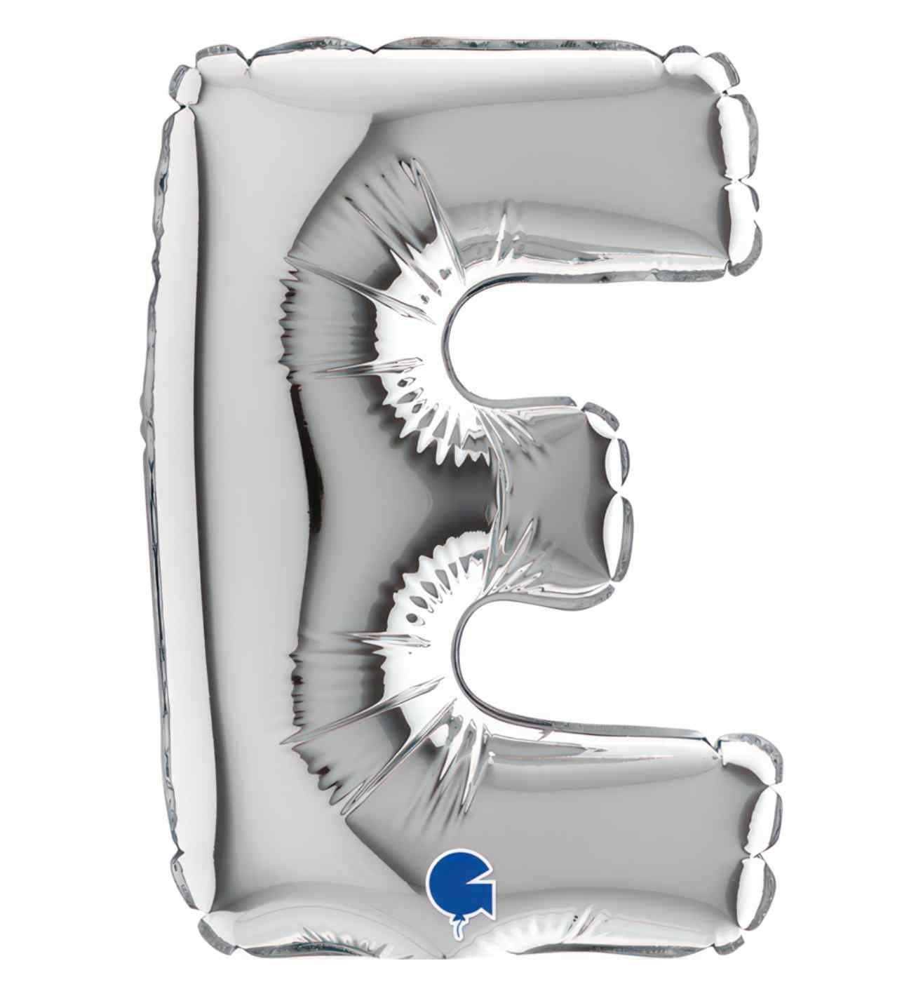 7" Grabo Silver Letter E