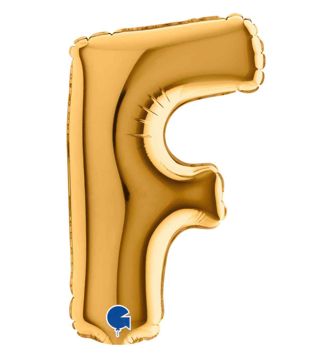 7" Grabo Gold Letter F