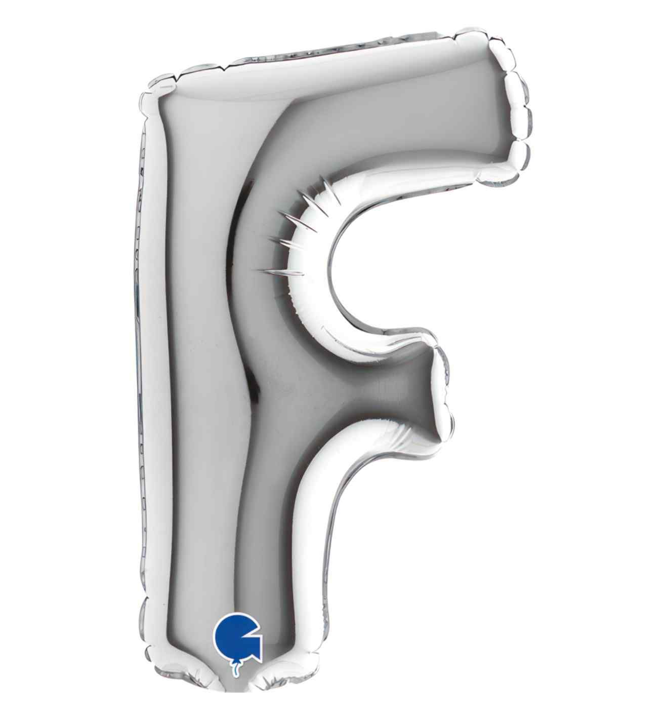 7" Grabo Silver Letter F