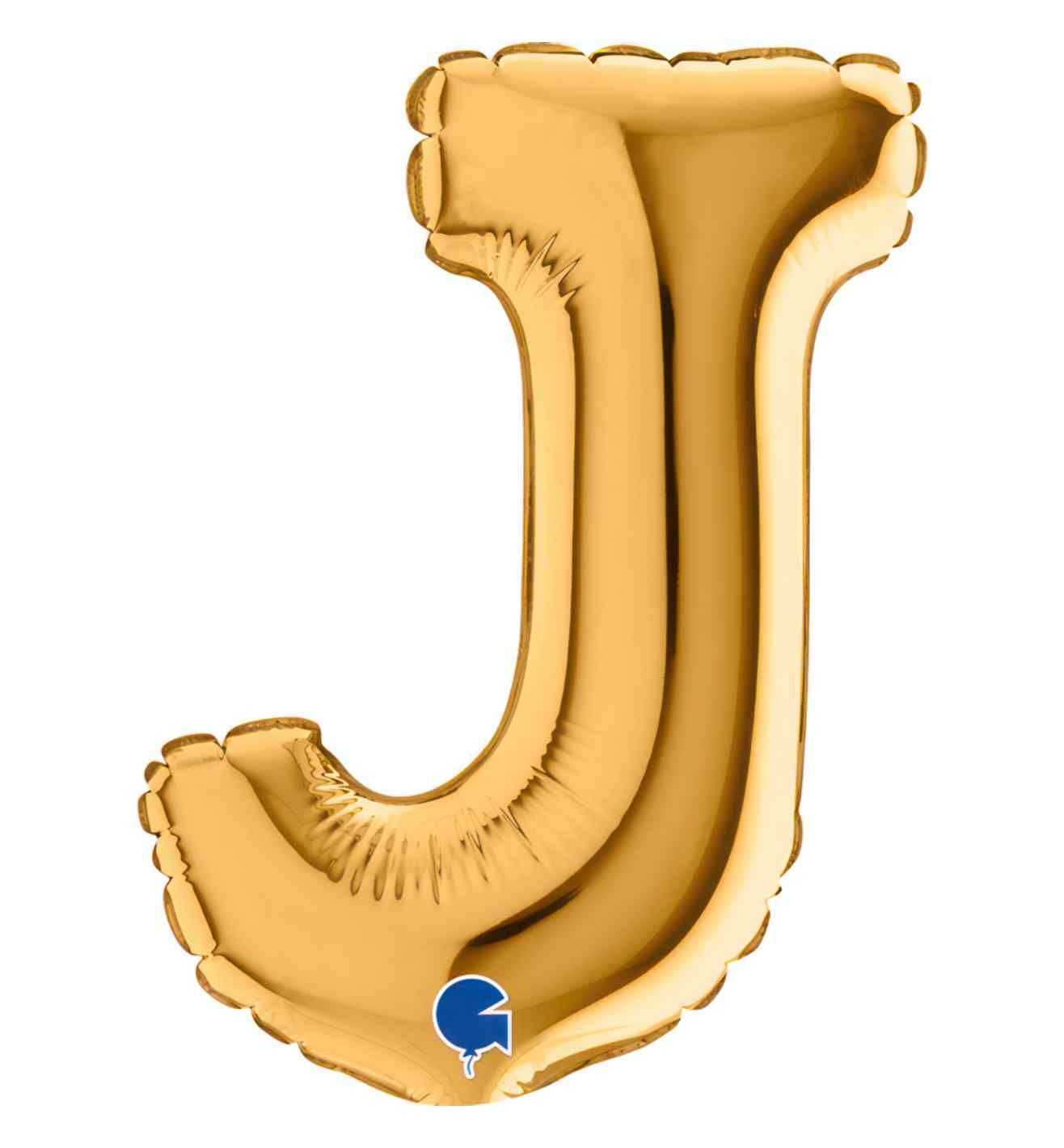 7" Grabo Gold Letter J