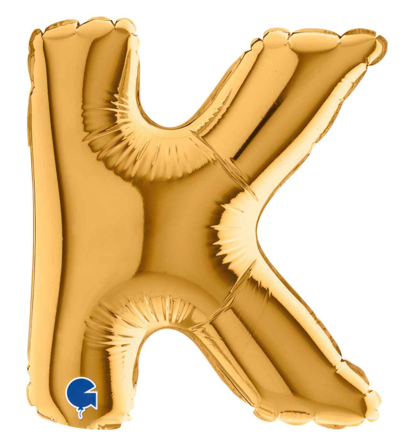 7" Grabo Gold Letter K