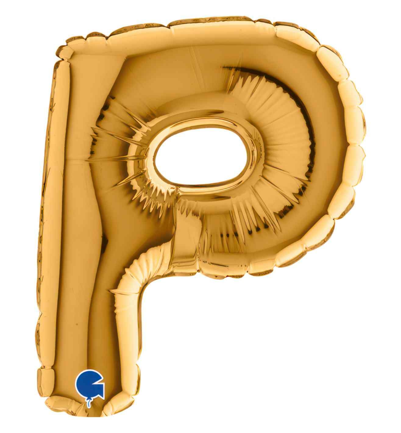 7" Grabo Gold Letter P