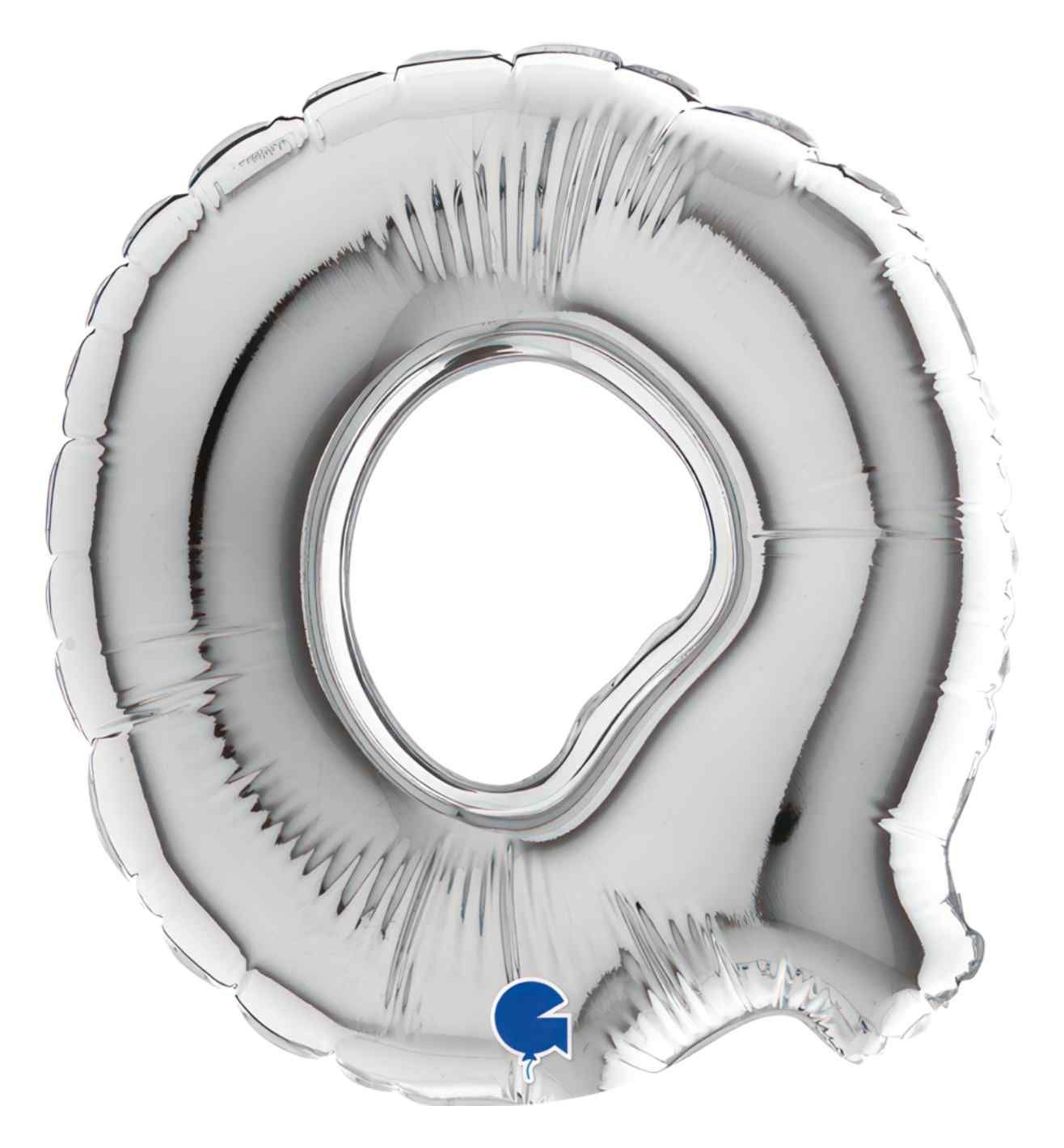 7" Grabo Silver Letter Q