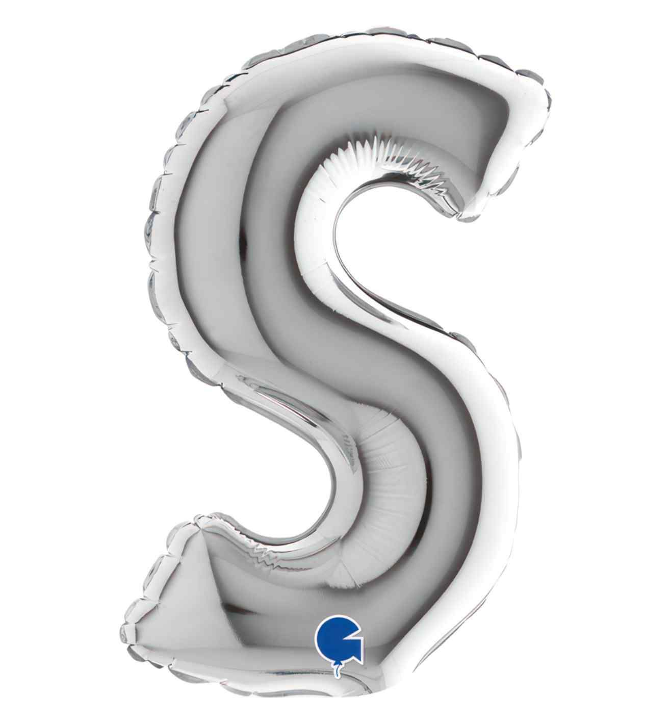 7" Grabo Silver Letter S